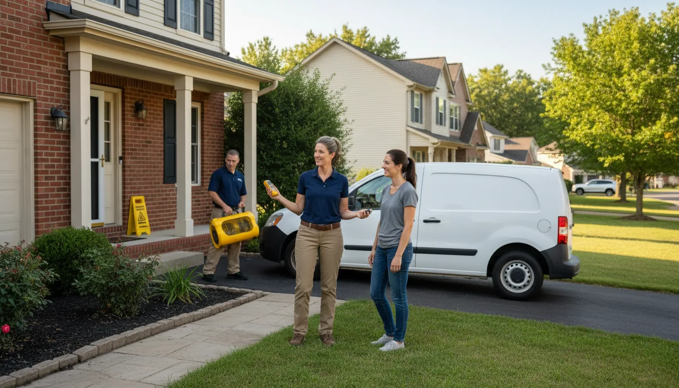 Water restoration image for Dehumidification And Cleanup Services in Lenox, GA